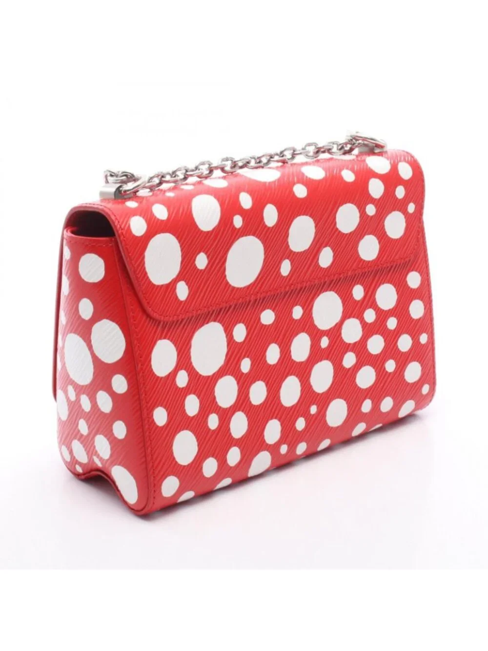 Louis Vuitton Shoulder Bag LV YK Twist MM Rouge Leather LV